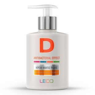 Крем-мыло "D" "АНТИБАКТЕРИАЛЬНОЕ" LECO, жидкое, 300 мл XL 40031 фото, купить