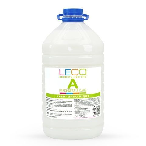 Крем-мыло "А" "Свежесть и уход"LECO 5л XL 40325_1 фото, купить