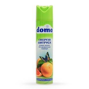 Освіжувач повітря Енергія цитруса Domo 300 мл XD 10010 фото, купити