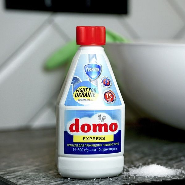 Гранули для прочищення зливних труб Domo Express 600 грамм ХD 70013_1 фото, купити