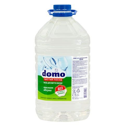 Средство для мытья посуды Domo ЯБЛОКО 5л XD 34303 фото, купить