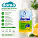 Засiб для миття посуду Domo БЕЗФОСФАТНЕ ЛИМОН ПОМПА 950мл XD 33203 фото 3 купити